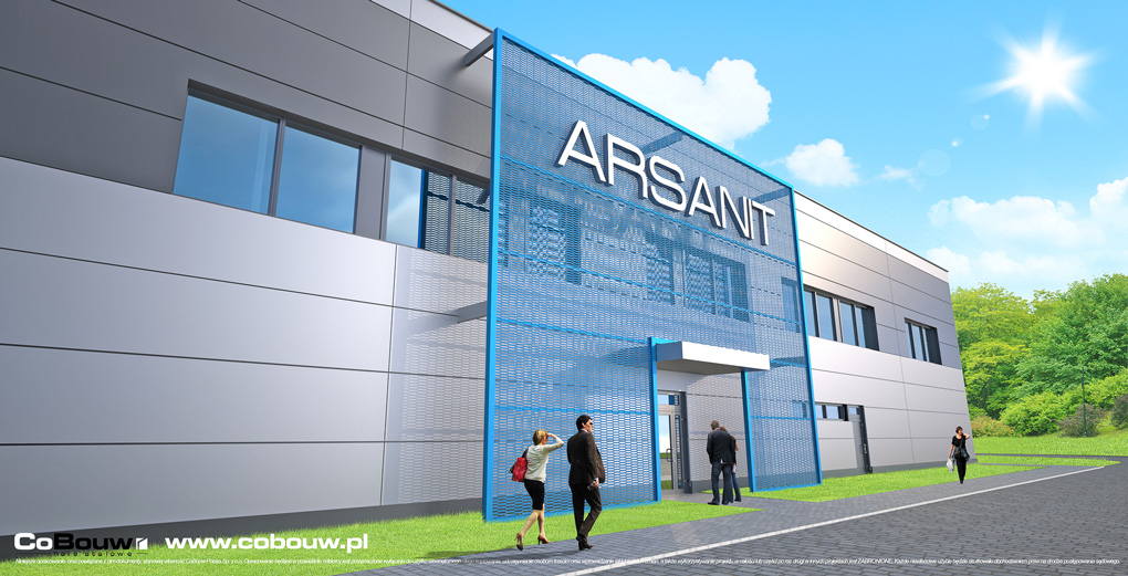 Construction of a warehouse-production hall in Konin for ARSANIT Ltd.
